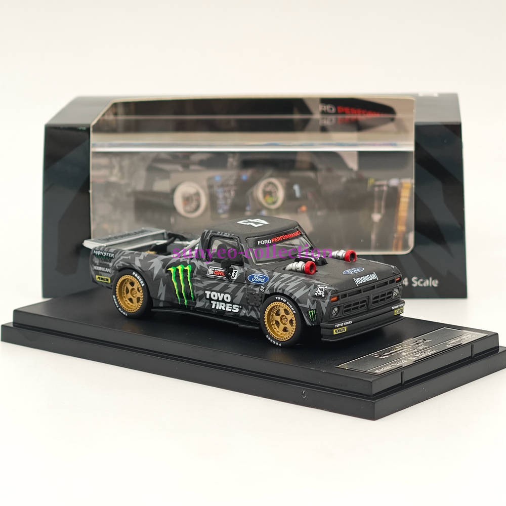 1:64 Scale F-150 RTR Hoonitruck Diecast Model – Monster Energy Livery Display