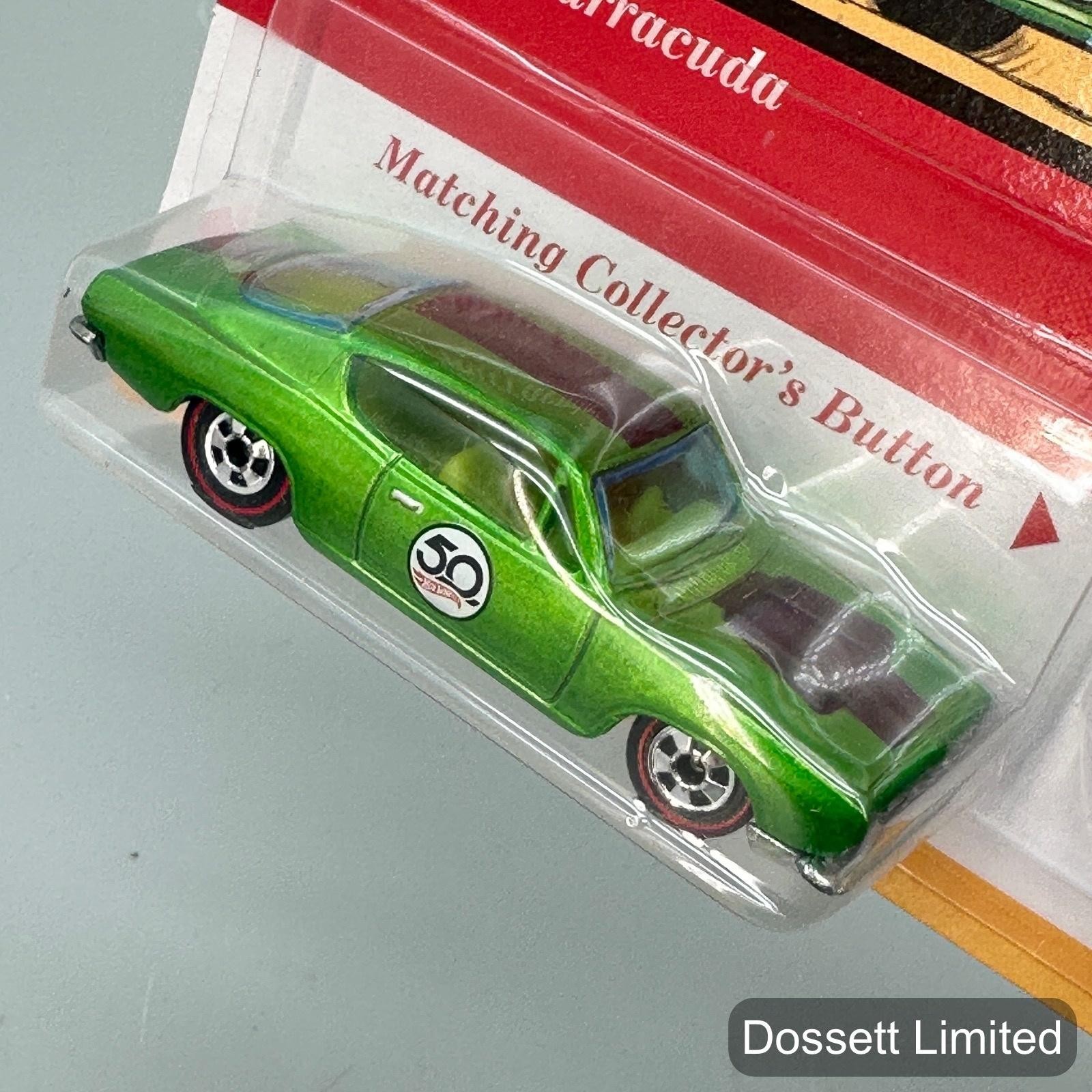 Hot Wheels 50th Anniversary Originals Redline Set of 5 Cars Buttons FTX83 2017