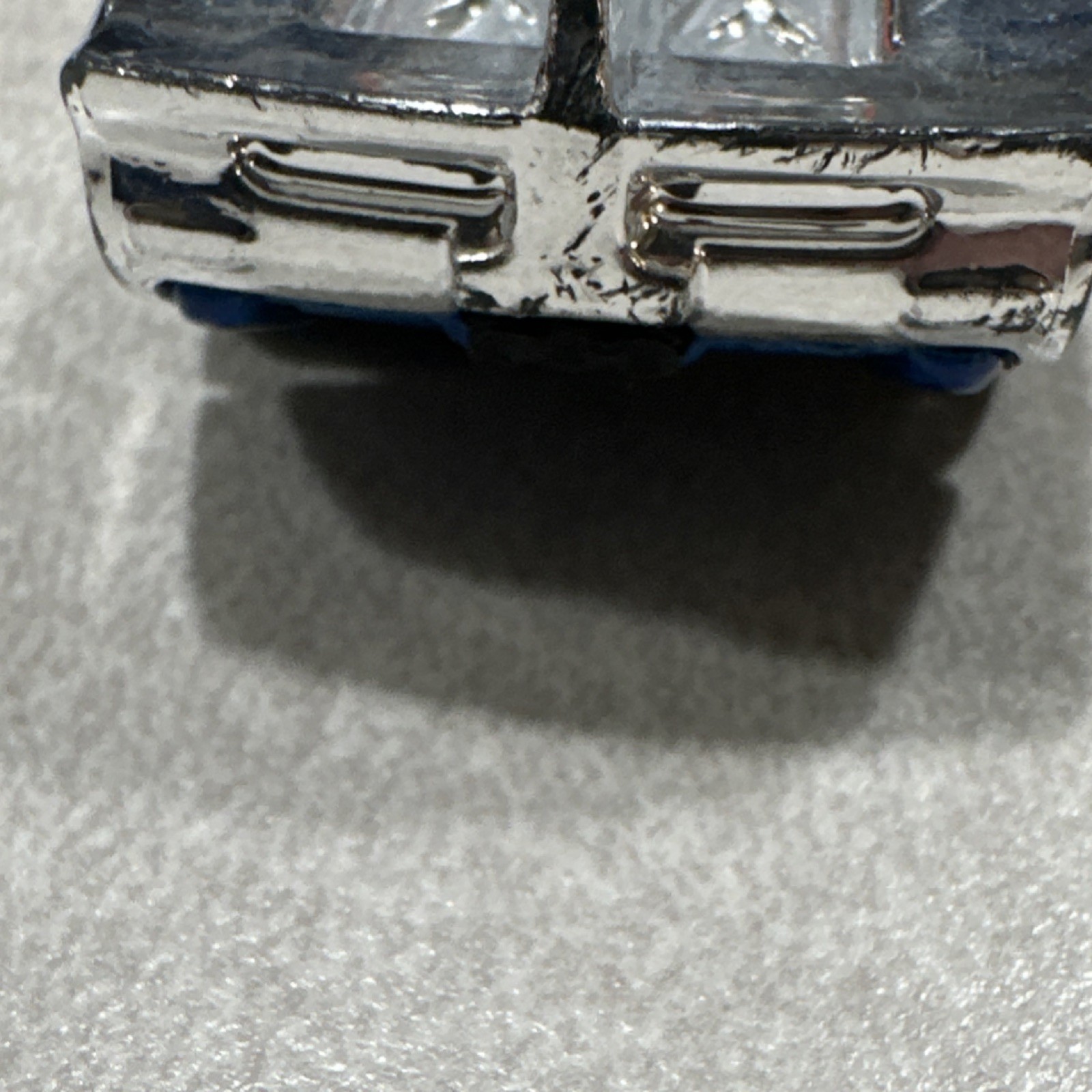 Hot Wheels Power Pistons #2 1:64 Diecast Car Silver Blue Orange 2014