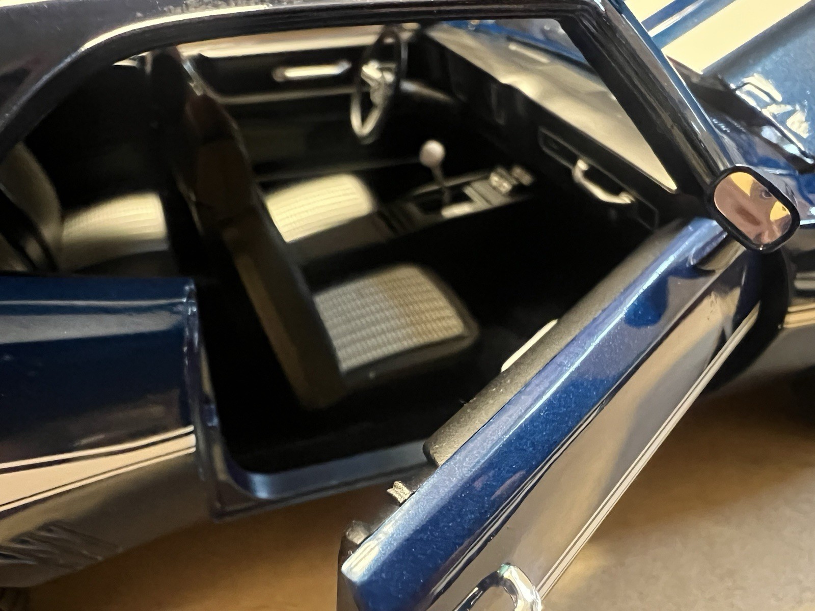 1/18, 1969 CAMARO YENKO/SC STREET FIGHTER IN BLUE, #28 OF 996.
