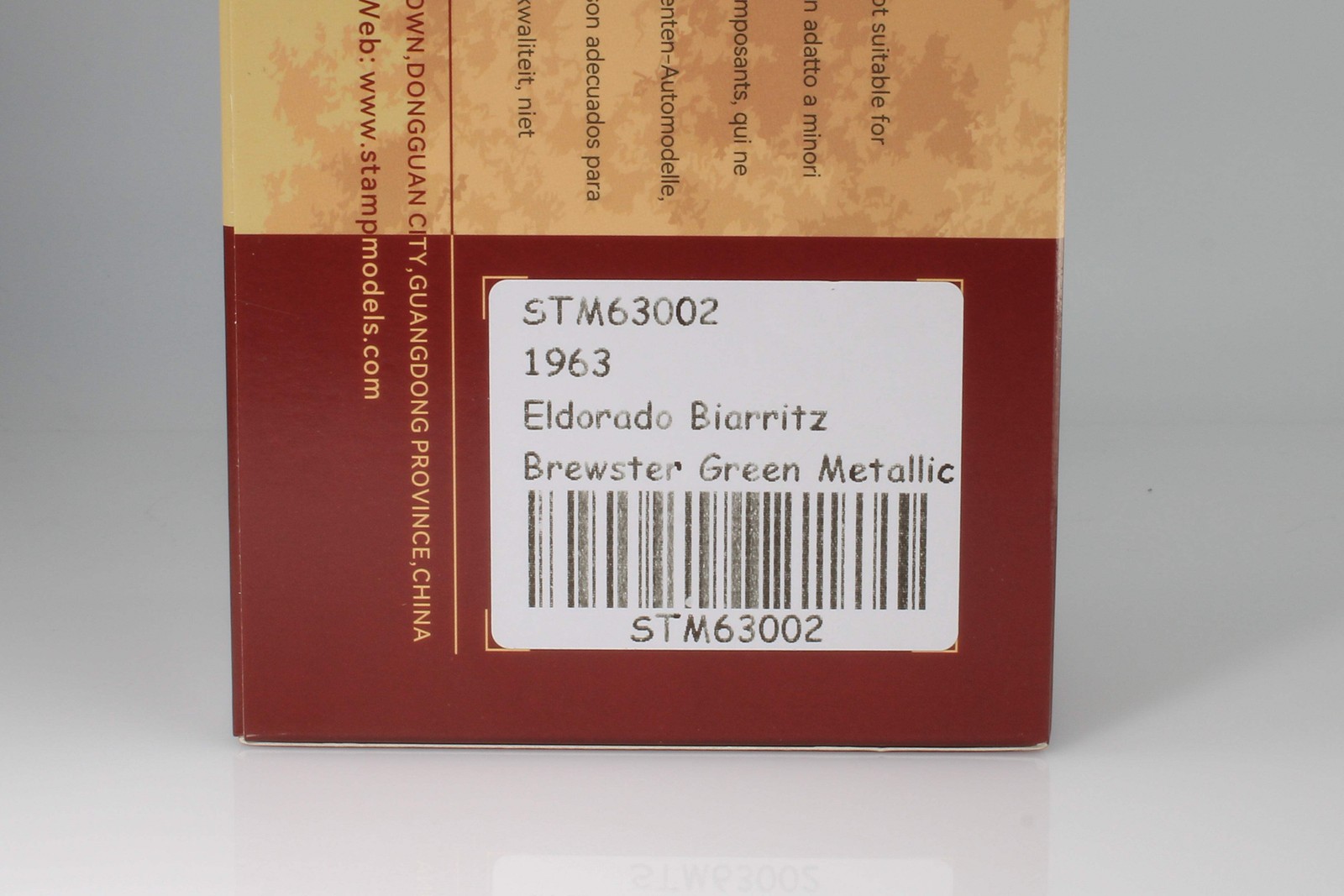 1963 Cadillac Eldorado Biarritz Conv. – Closed 1:43 Stamp Models STM 63002