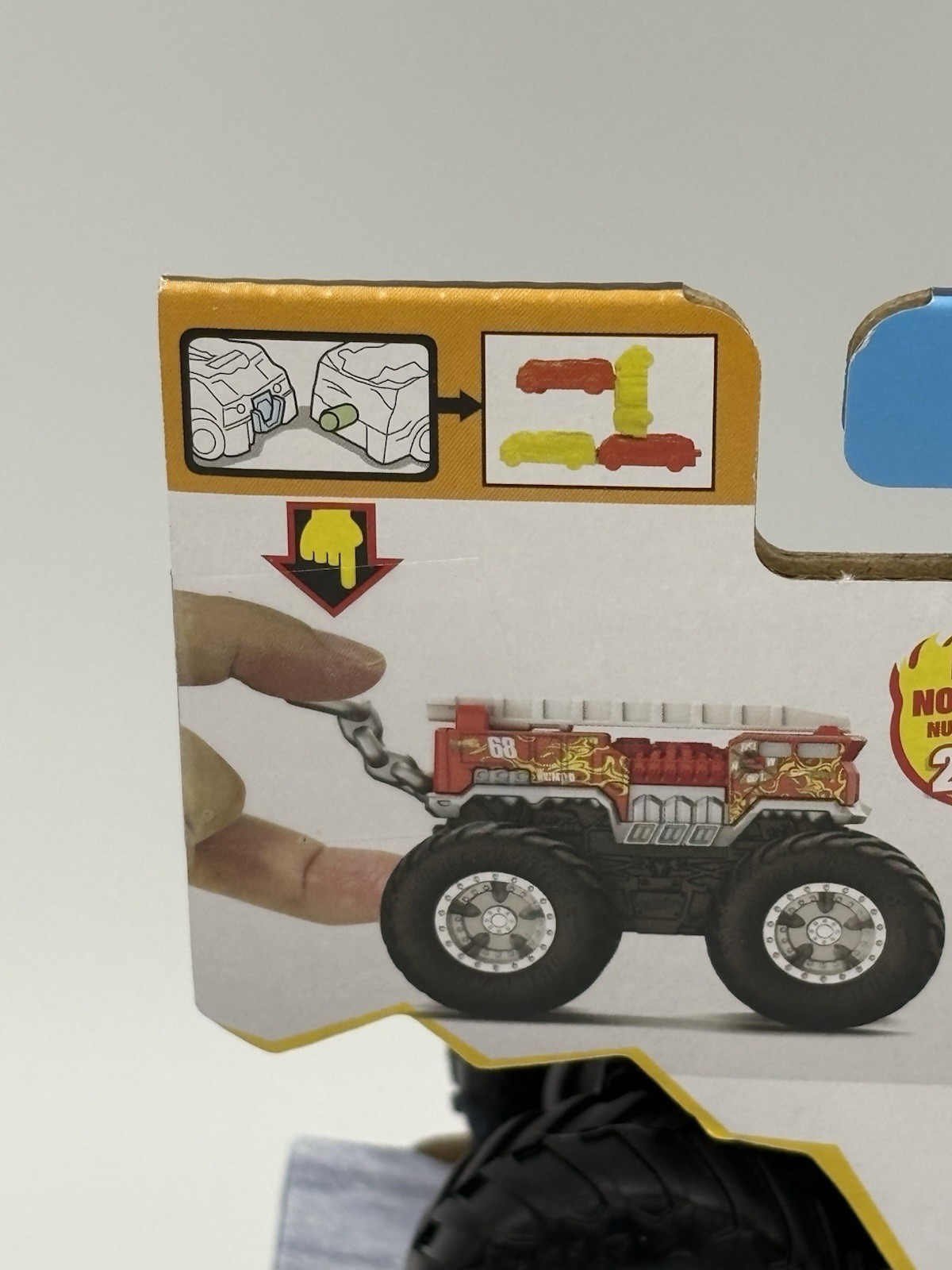 2026 Hot Wheels Monster Trucks Attack Pack HW 5-Alarm Red Fire Truck