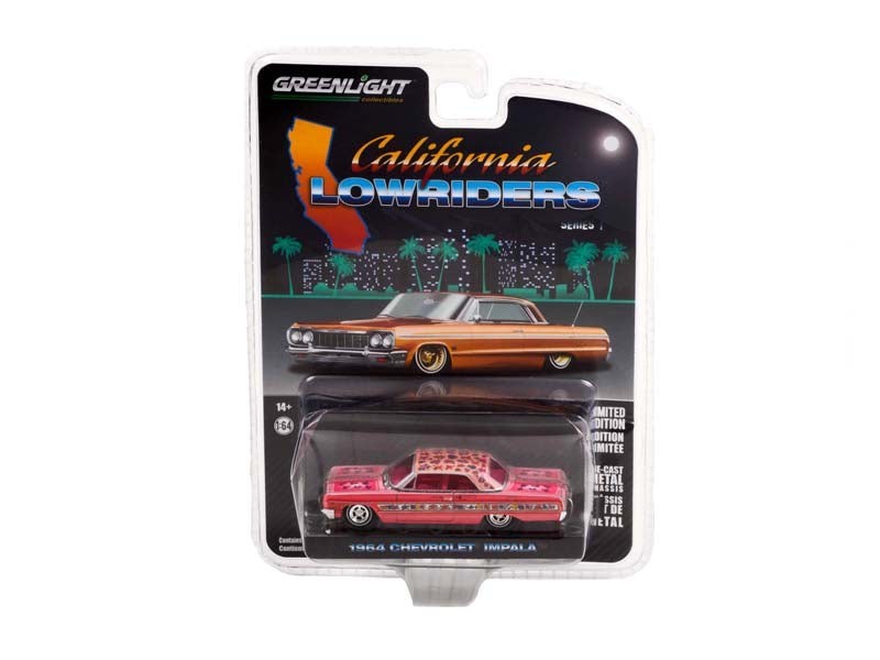 1964 Chevrolet Impala Lowrider – Gypsy Rose 1:64 Scale Model – Greenlight 63010A