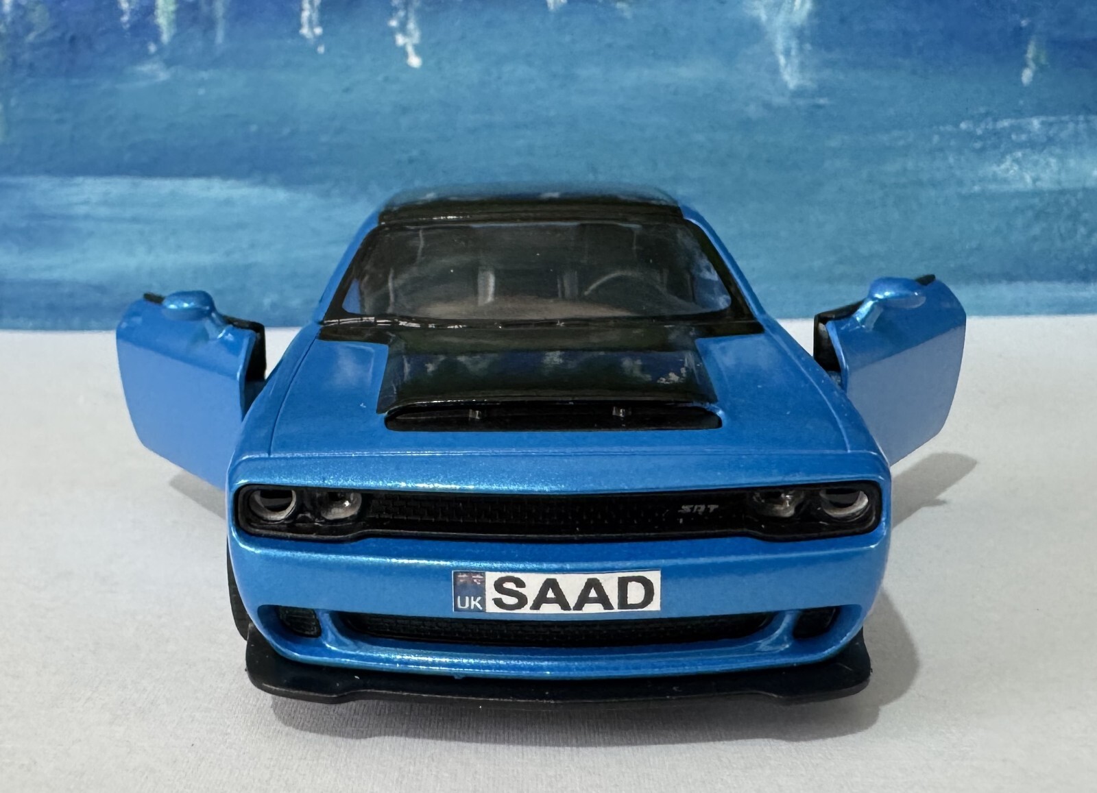 Dodge Challenger SRT Demon 170 Any Name Plate – 1:40 boy Toy Car Gift w/Sleeve