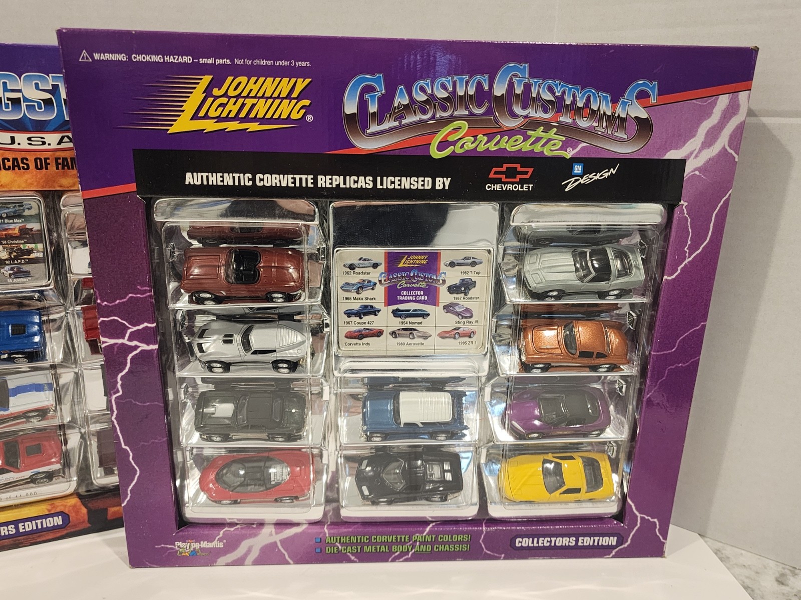 Johnny Lightning Classic Customs Corvette Dragsters Car Sets Collectors Edition