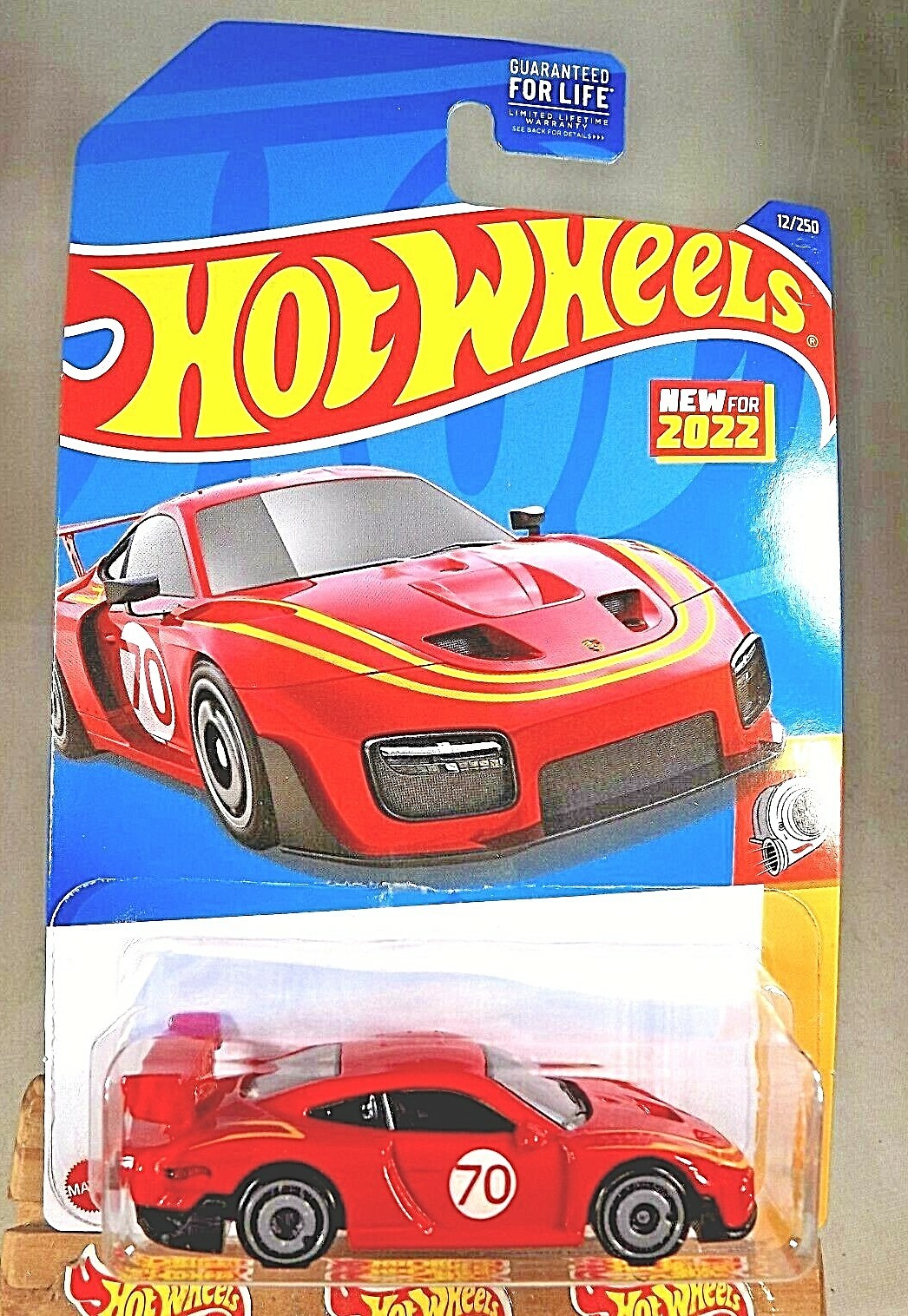 2022 Hot Wheels #12 HW TURBO 1/10 PORSCHE 935 Red w/Gray AD Spoke Wheels
