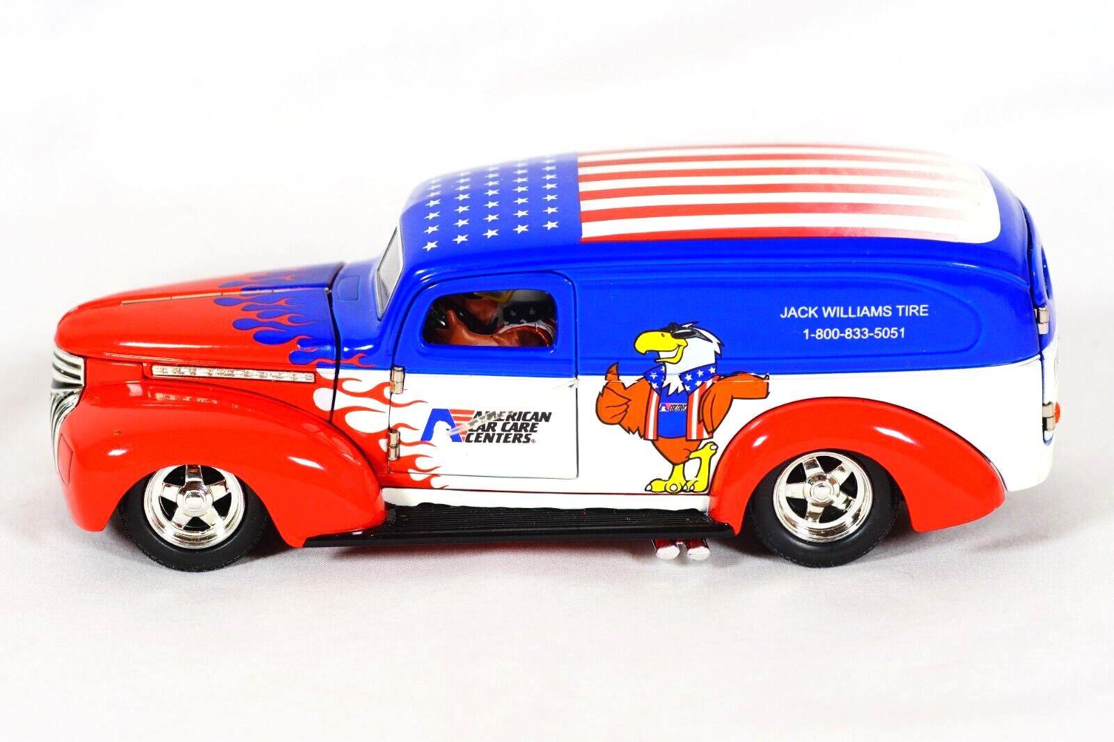 Liberty Classics 1941 Chevy Jack Williams Tires Patriotic Diecast Hot Rod RARE