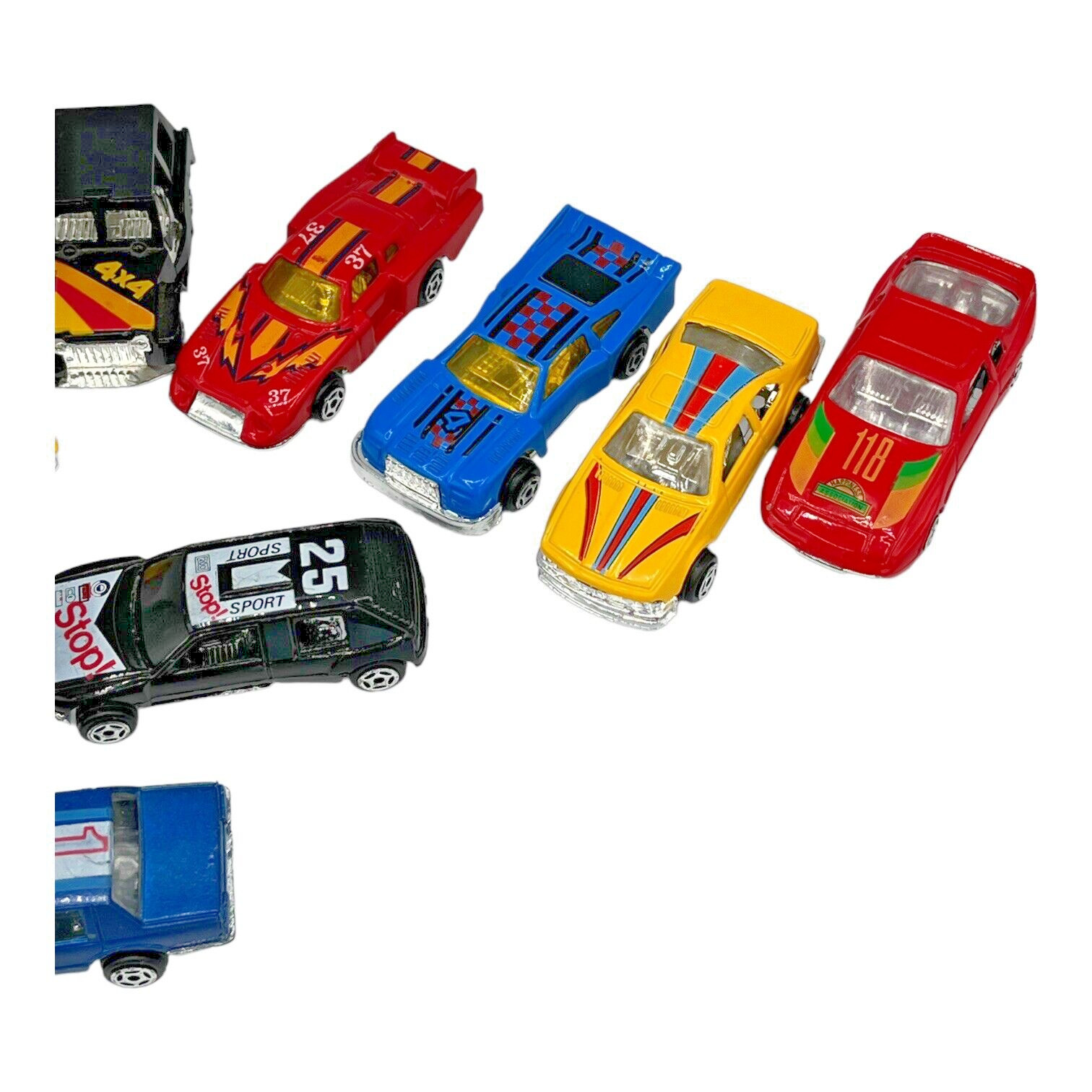 Lot of 13 Vintage Unbranded Toy Cars Winner 5 Speed Stop & Other Tampos China