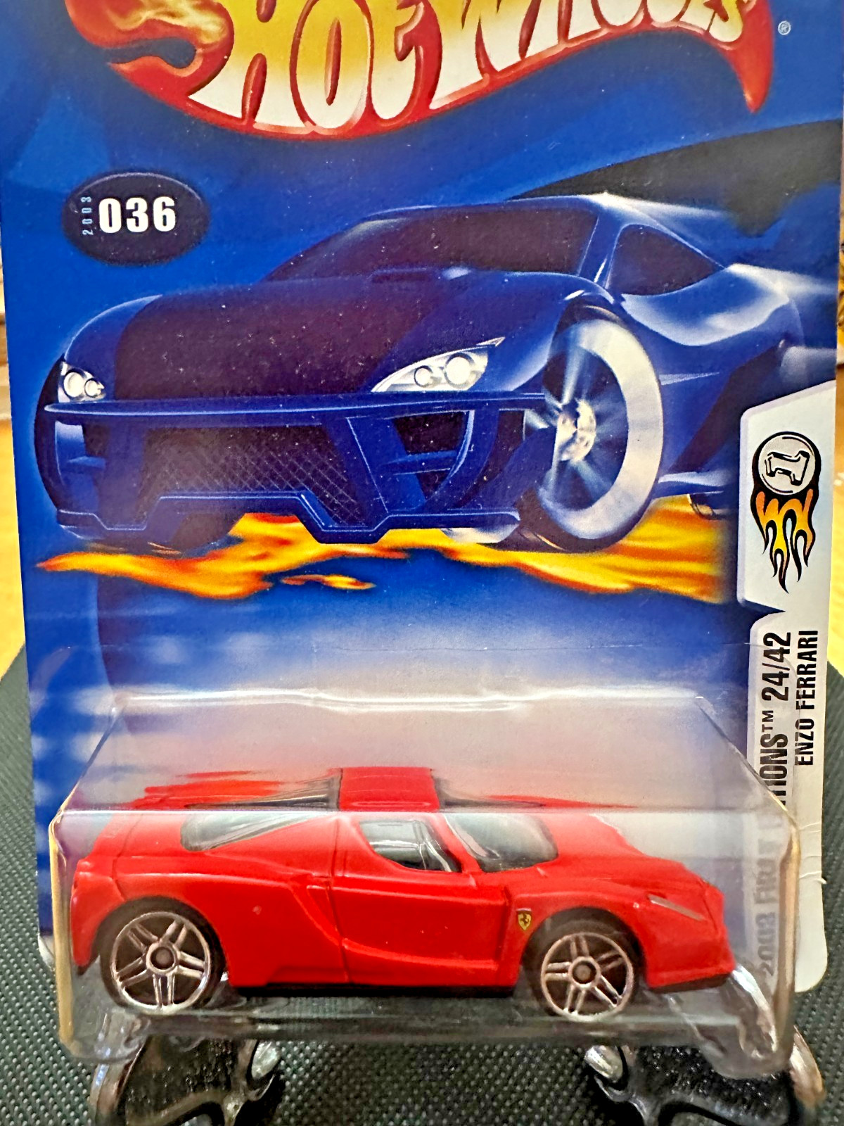 Hot Wheels 2003 First Editions #24/42 Red Enzo Ferrari #036 VHTF – LIKE MINT