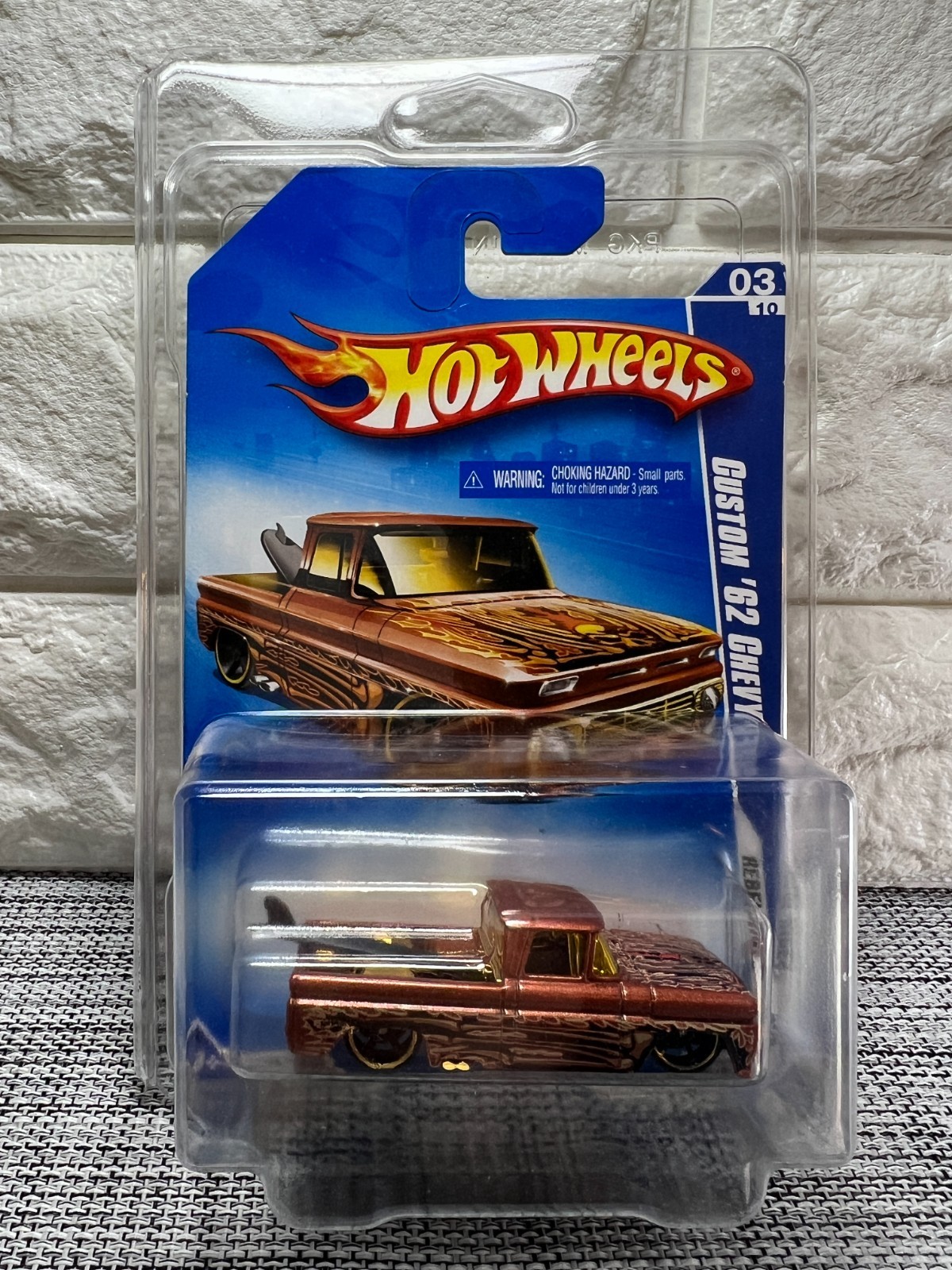 Hot Wheels Rebel Rides ’09 03/10 Custom ’62 Chevy 136/190 Copper