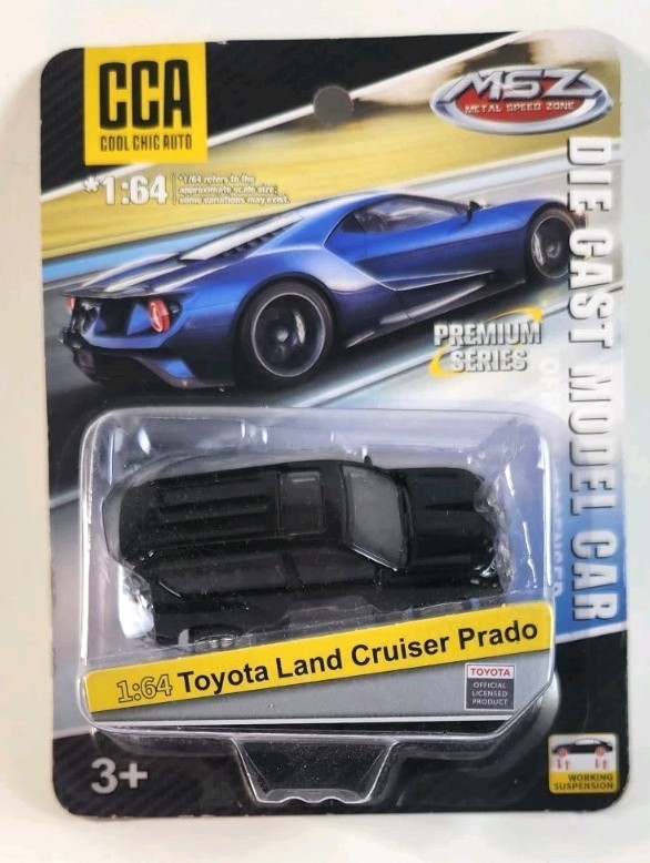 CCA – Toyota Land Cruiser Prado LC150 Off-Road Black GX460 1:64 Diecast