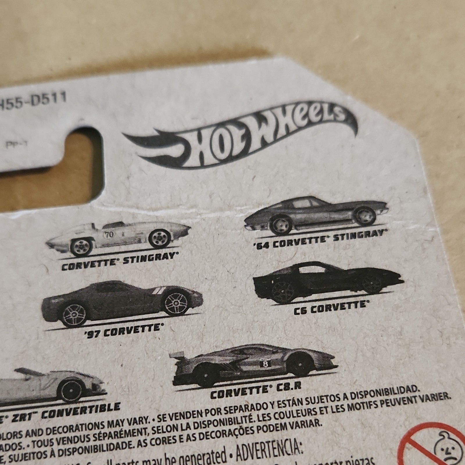 Hot Wheels Corvette C8.R Corvette 70 8/8 1:64 2020 Silver/Black/Red Unopened