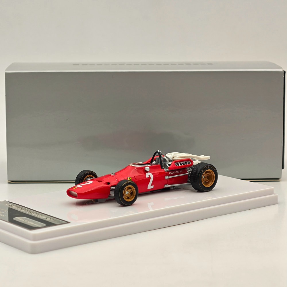 1:43 Classic 1967 F1 Racer #2 Italy GP “Chris Amon” Red Resin Model US In Stock