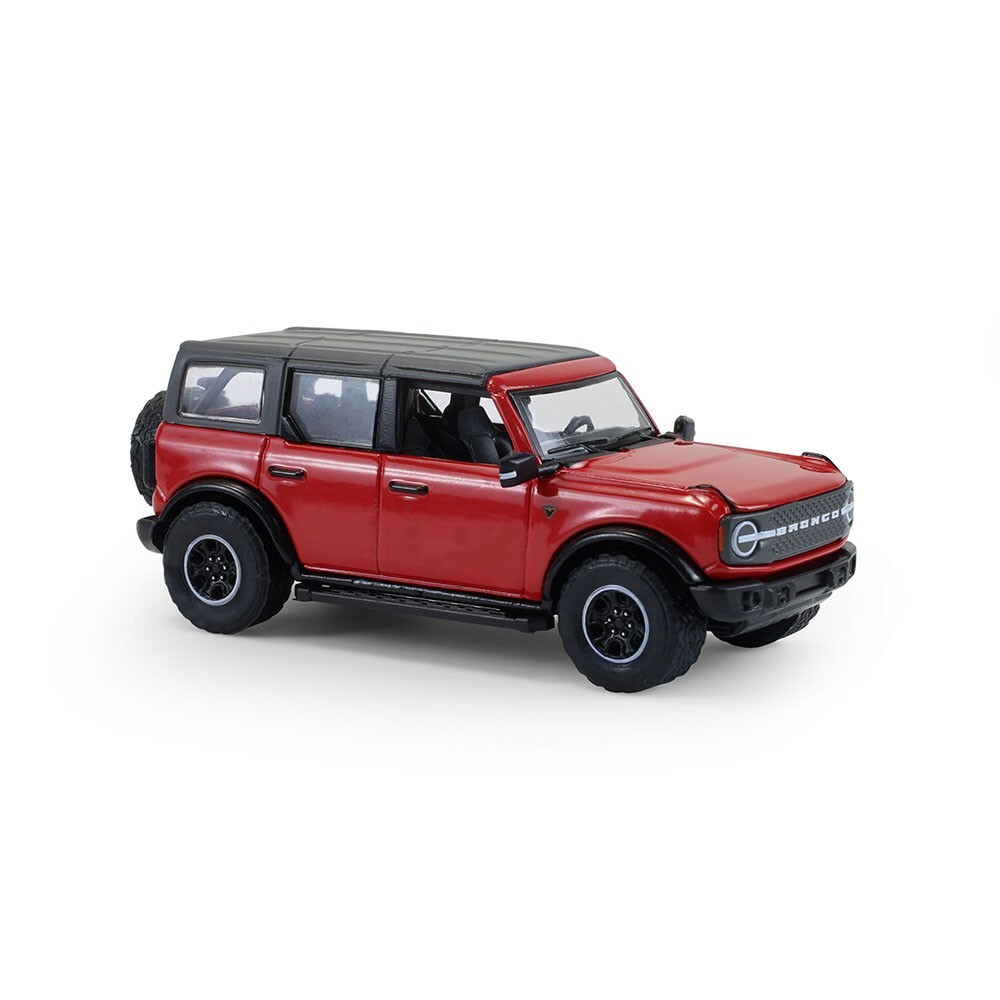2024 Ford Bronco 4-Door Badlands – Red 1:64 Scale Model – Greenlight 68070C
