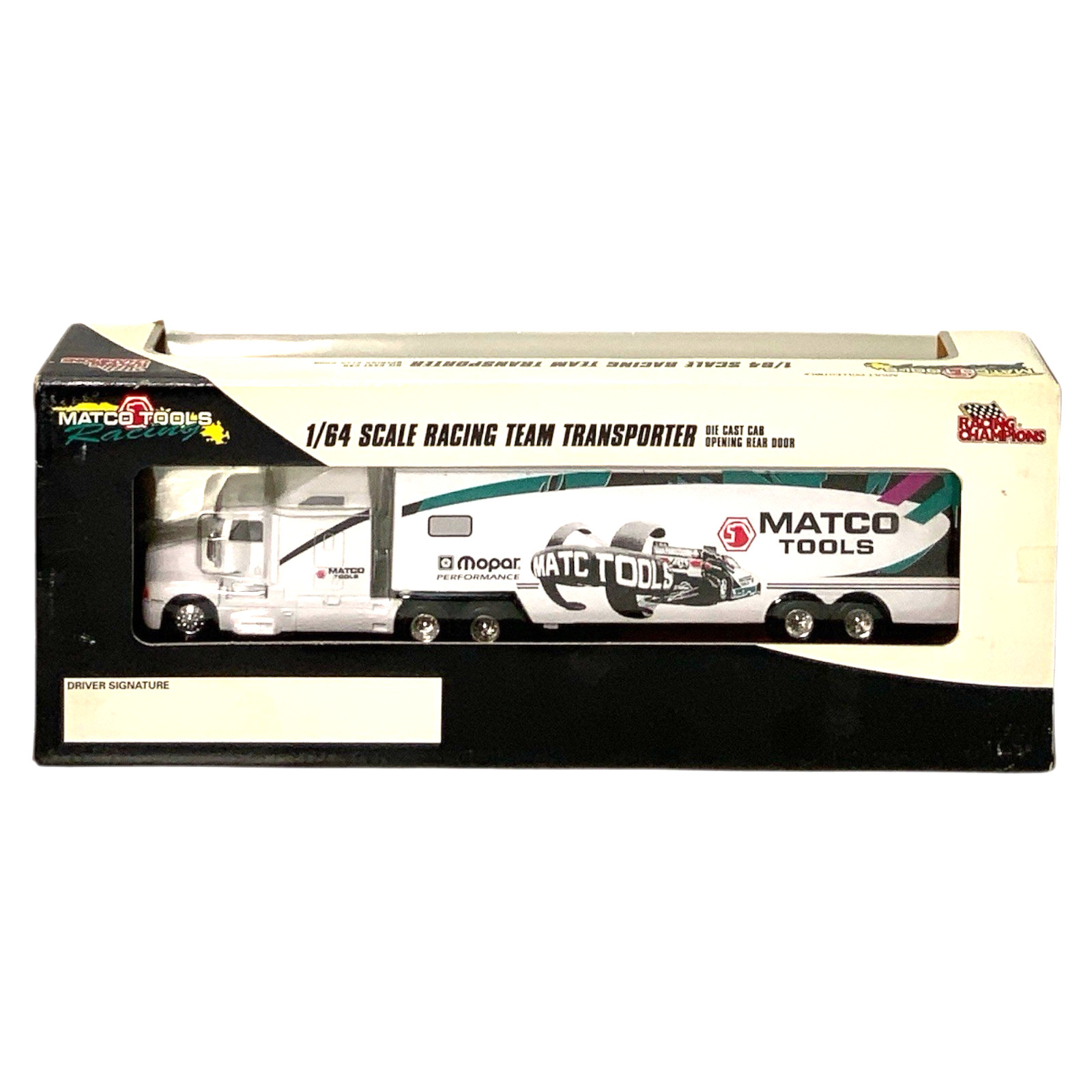 1996 Matco Tools Racing 1:64 Scale Racing Team Transporter