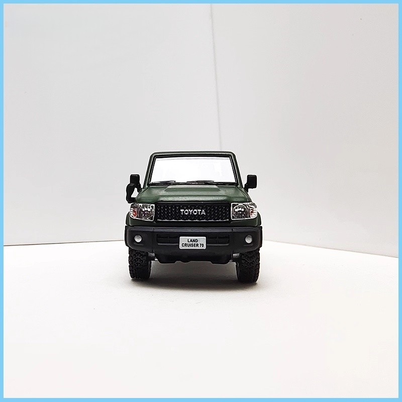 MASDI 1/64 Scale Toyota Land Cruiser LC76 1994 Green Diecast Car Model Gift