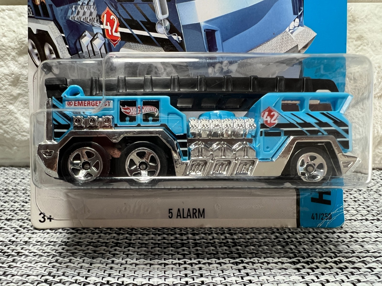 Hot Wheels HW City 5 Alarm 41/250 Blue