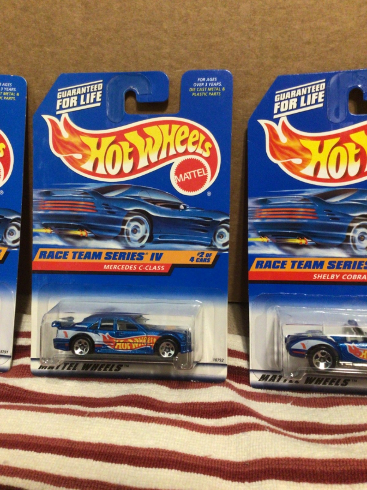 2026 Hot Wheels 1994,95,96,97, Race Team series complete sets of 4 see photos