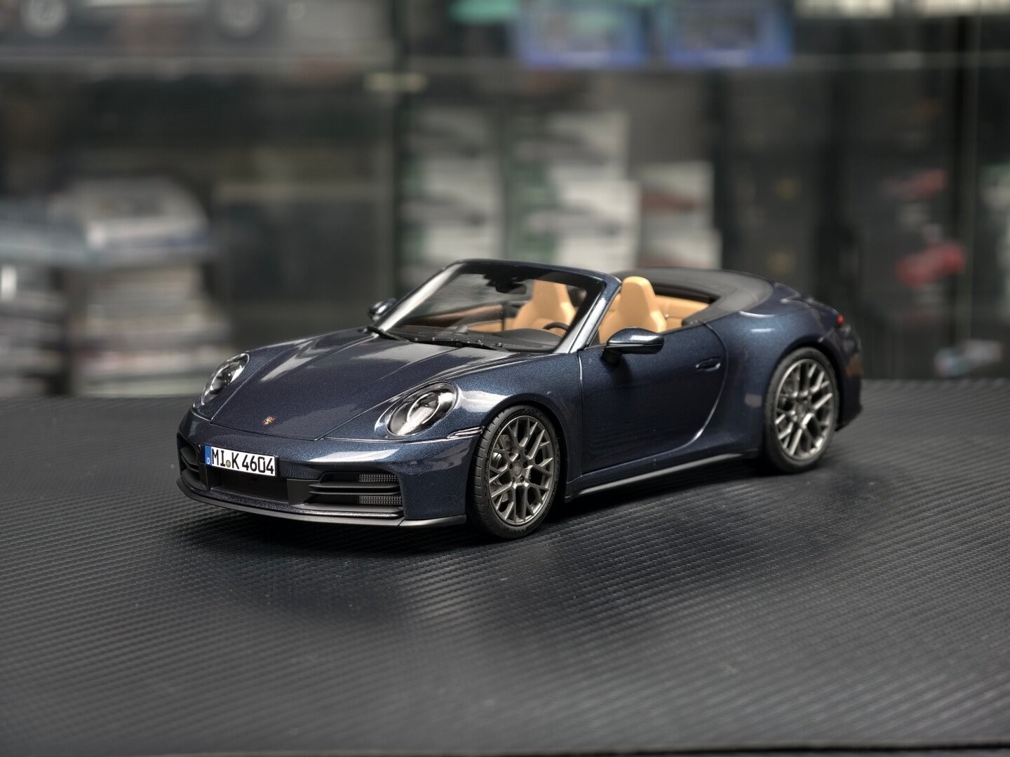NOREV 1/18 Porsche 911 Carrera S Cabriolet 2024 Blue Diecast Car Model 187180