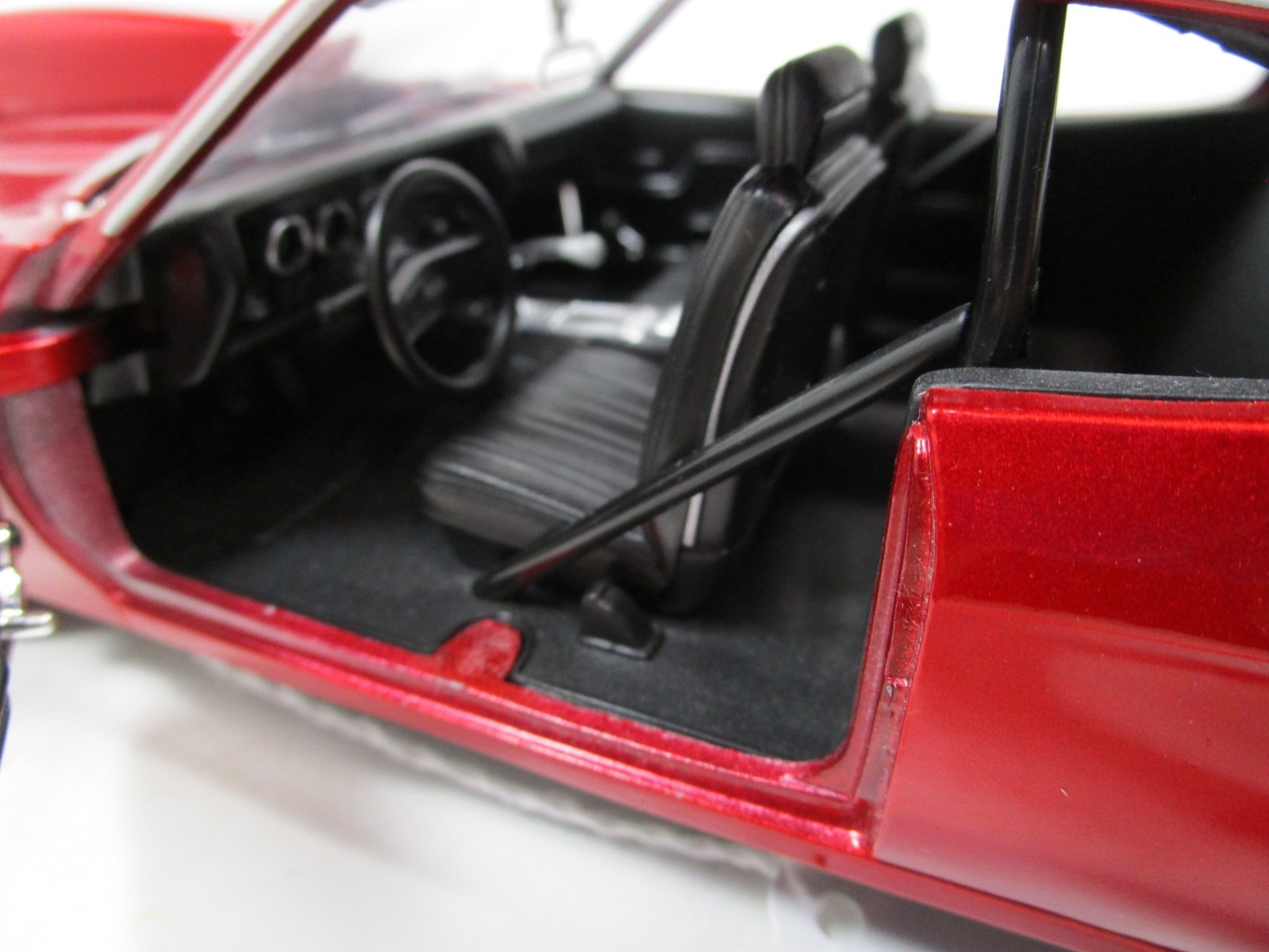 WELLY 1/18 CANDY RED 1970 CHEVY CHEVELLE SS 454 PRO STREET VERY NICE