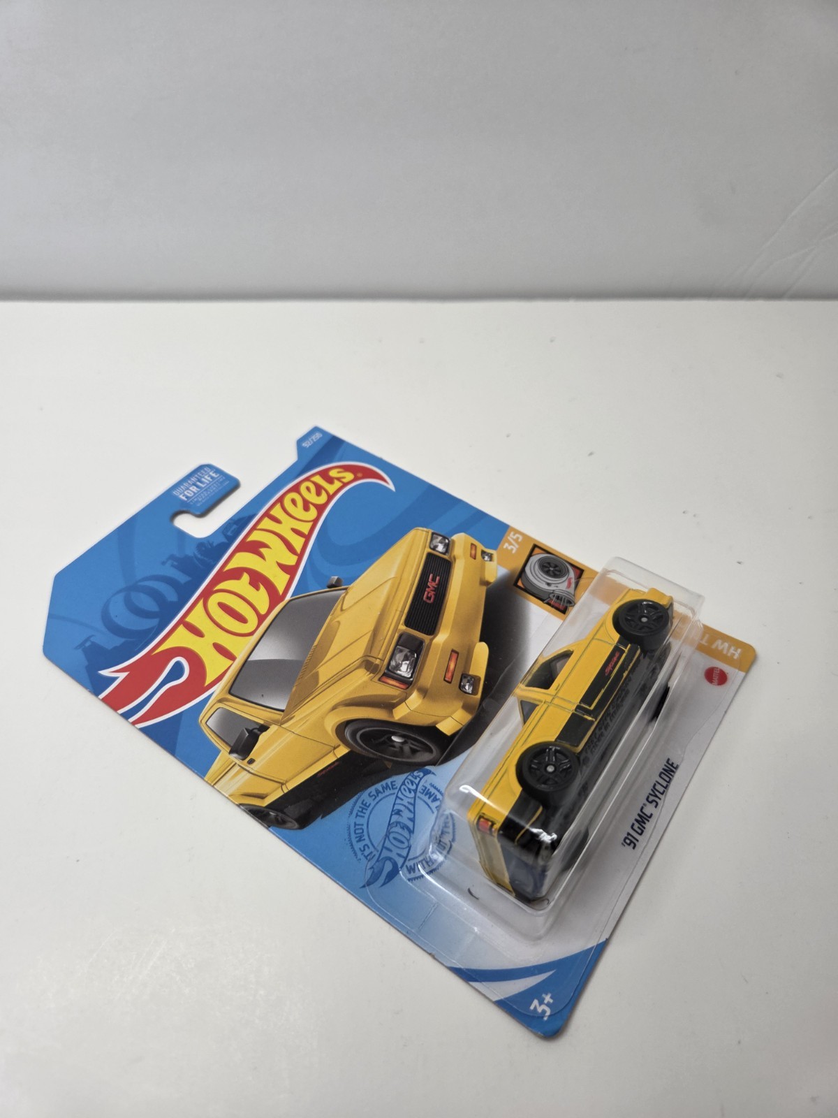 Hot Wheels Kroger 2021 Yellow ‘91 GMC Syclone HW Turbo 3/5 #92/250