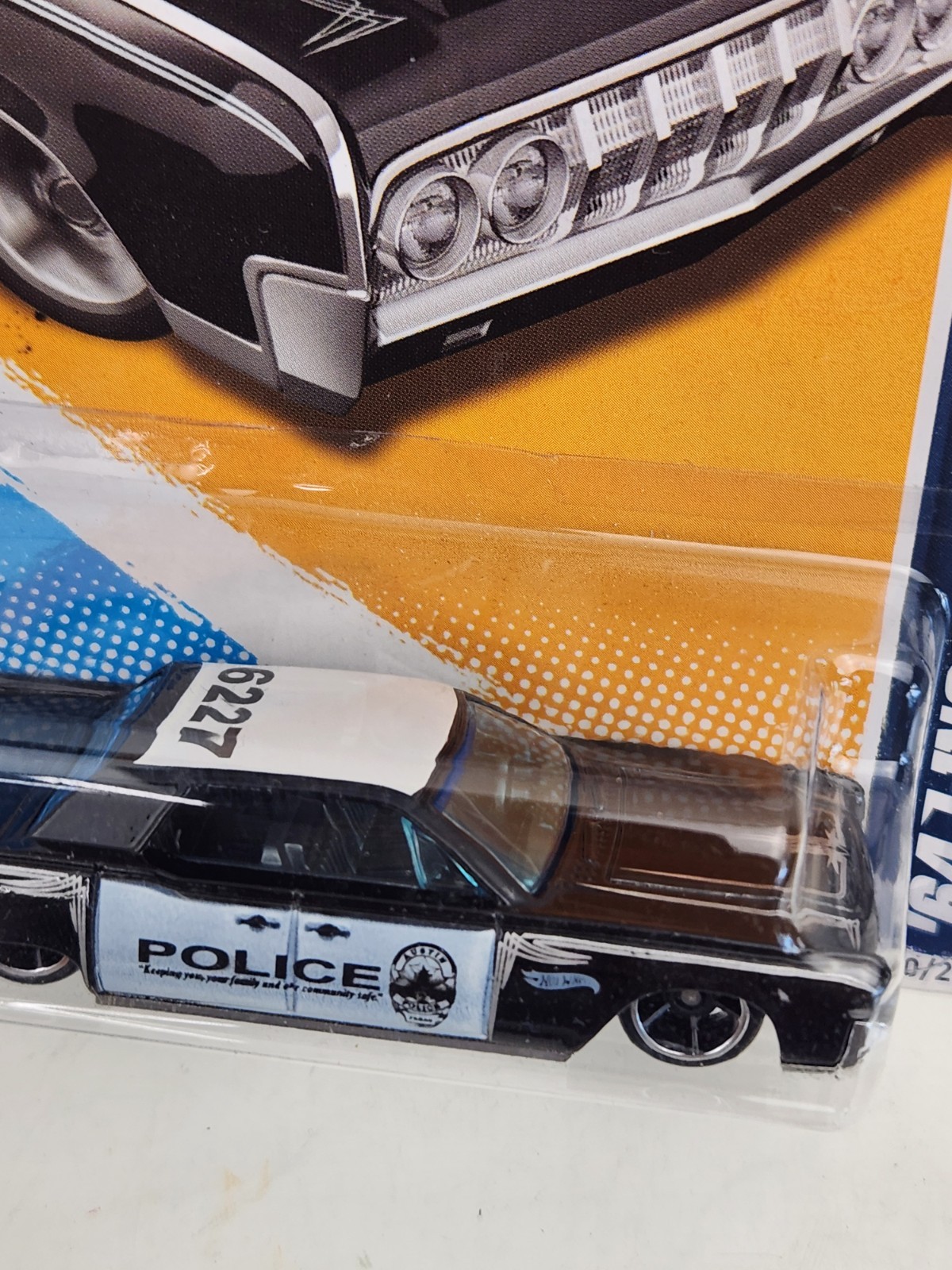 Hot Wheels ’64 Lincoln Continental Police #170/247 HW Main Street ’12 #10/10
