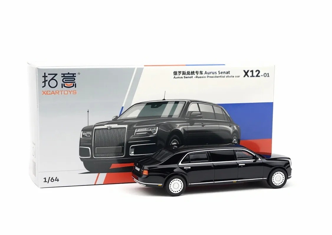 XCARTOYS 1:64 Aurus Senat Russian Presidential Model Diecast Metal Car