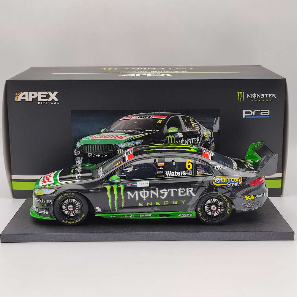 Apex 1/18 FG X FALCON MONSTER ENERGY #6- CAM WATERS 2016 AD81419 Diecast