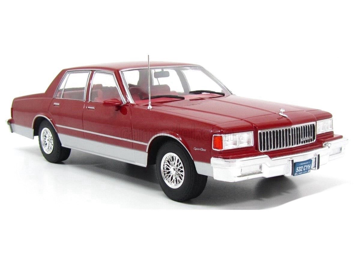 1985 Chevrolet Caprice Classic Sedan Red 1/18 MCG HTF !