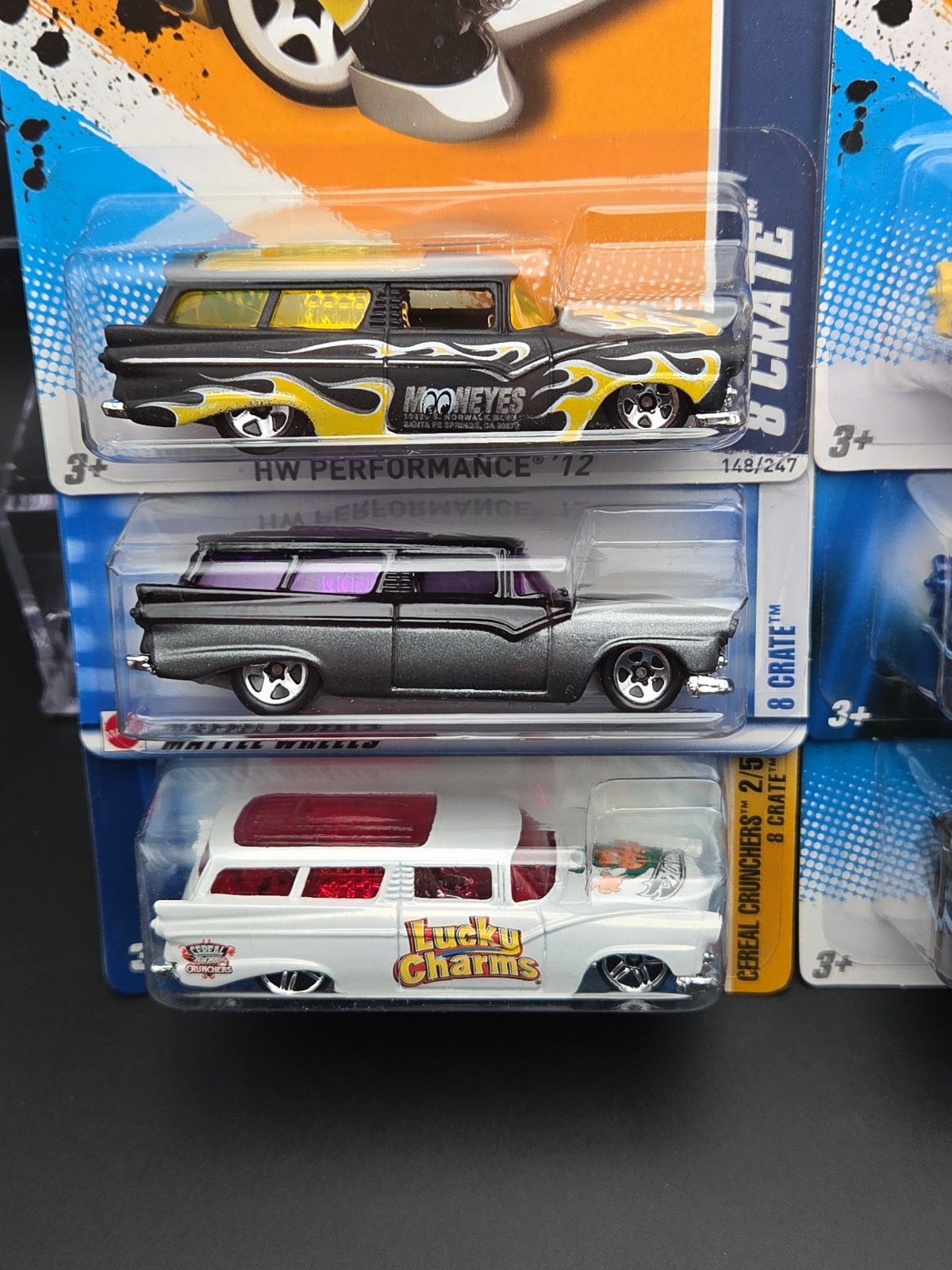 Hot Wheels 8 Crate Mooneyes Variations Lot Of 6