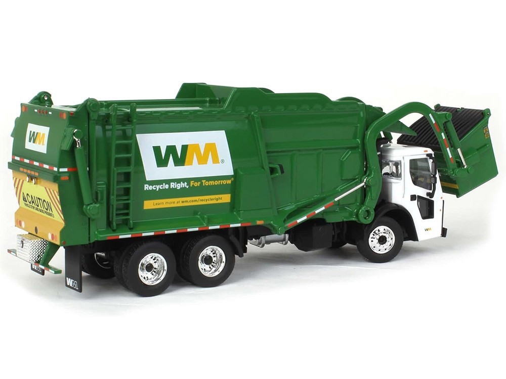 MACK LR GARBAGE TRUCK W/FRONT LOADER WASTE MANAGEMENT 1/64 FIRST GEAR 60-1796 D