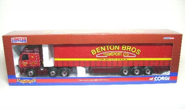 Volvo FH Curtainside Benton Bros Ltd. (1:50) Corgi