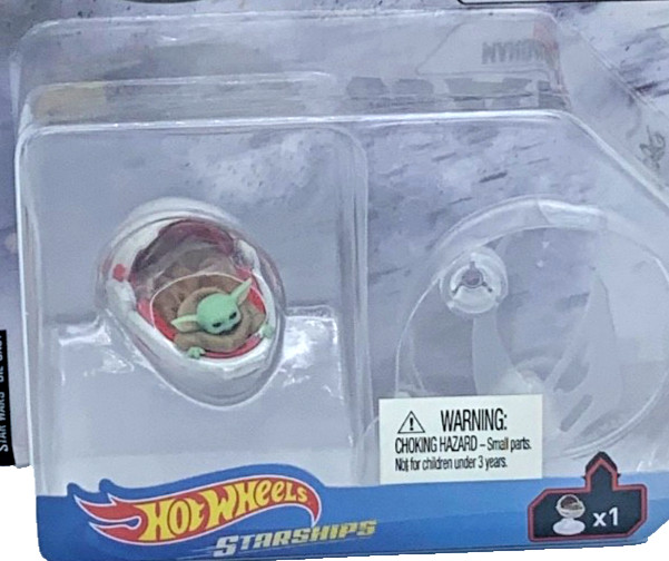 Hot Wheels Starships Star Wars Mandalorian The Child Hover Pram 2019 Brand New