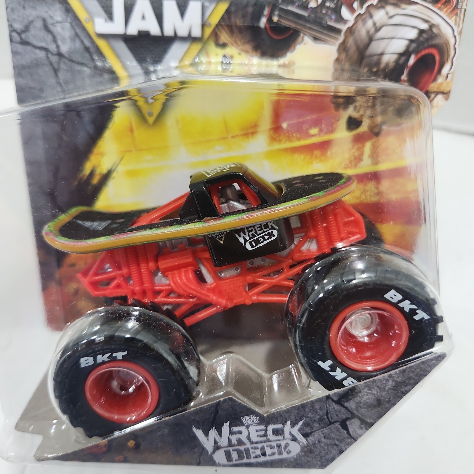 Monster Jam 1:64 Tech Deck Wreck Deck Die-Cast Monster Truck Series 45 (2026)