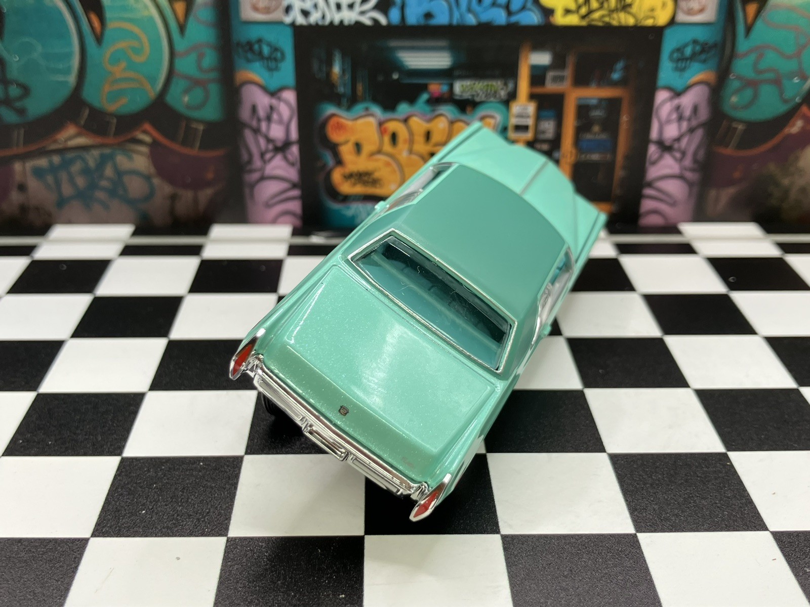 1971 Cadillac DeVille Lowrider 1/64 Scale Custom Diecast Car 3 Wheel Stance