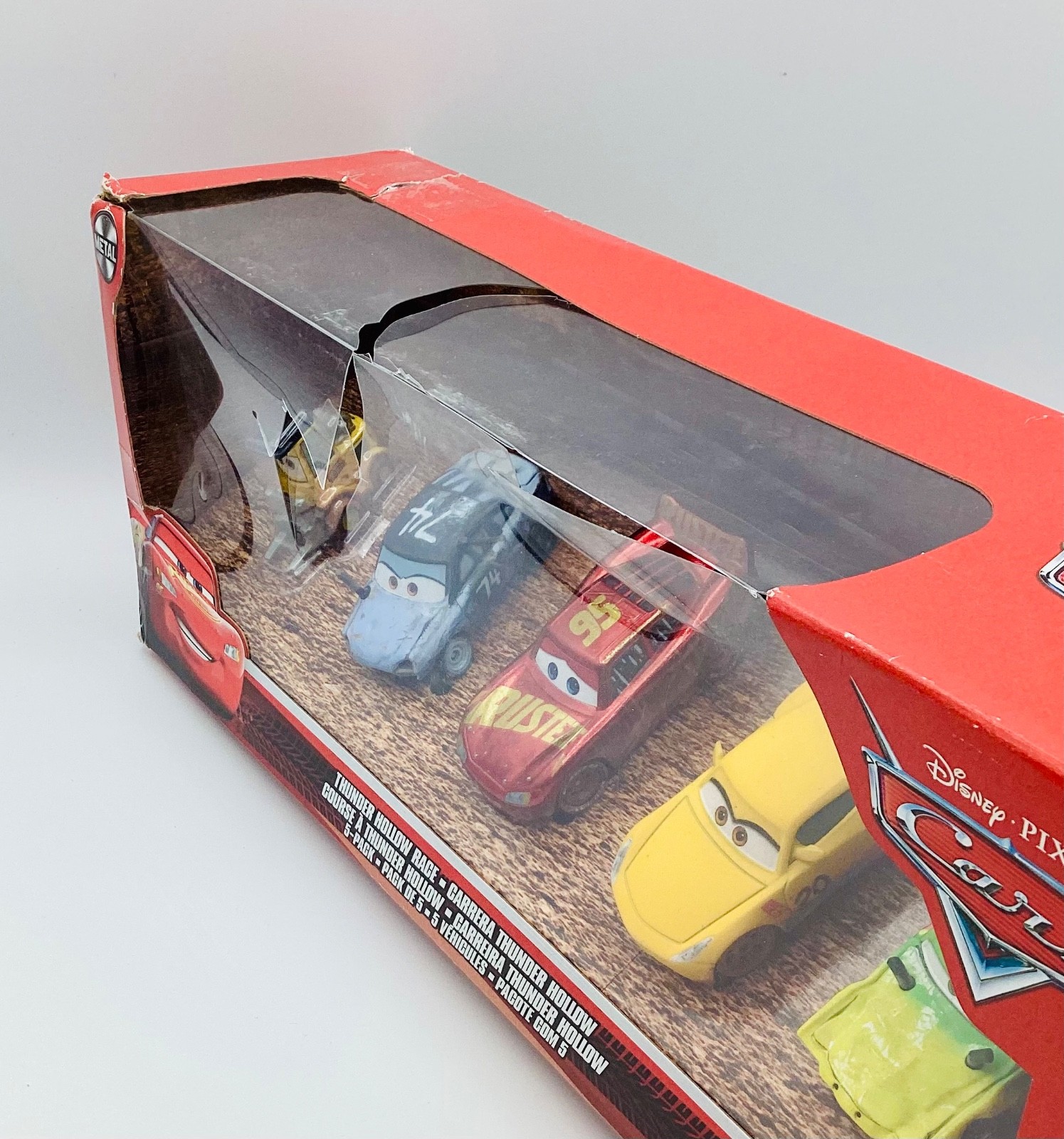 Disney Pixar Cars 5-Pack Thunder Hollow Race Braker Boggs Patty MINOR DAMAGE