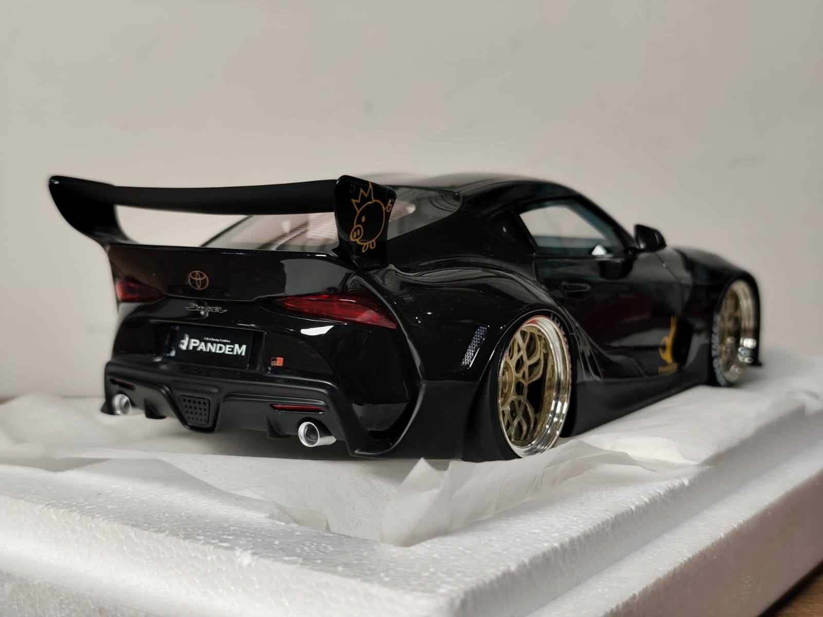 Top Speed Toyota Supra GR Pandem V1.0 1:18 Black Edition