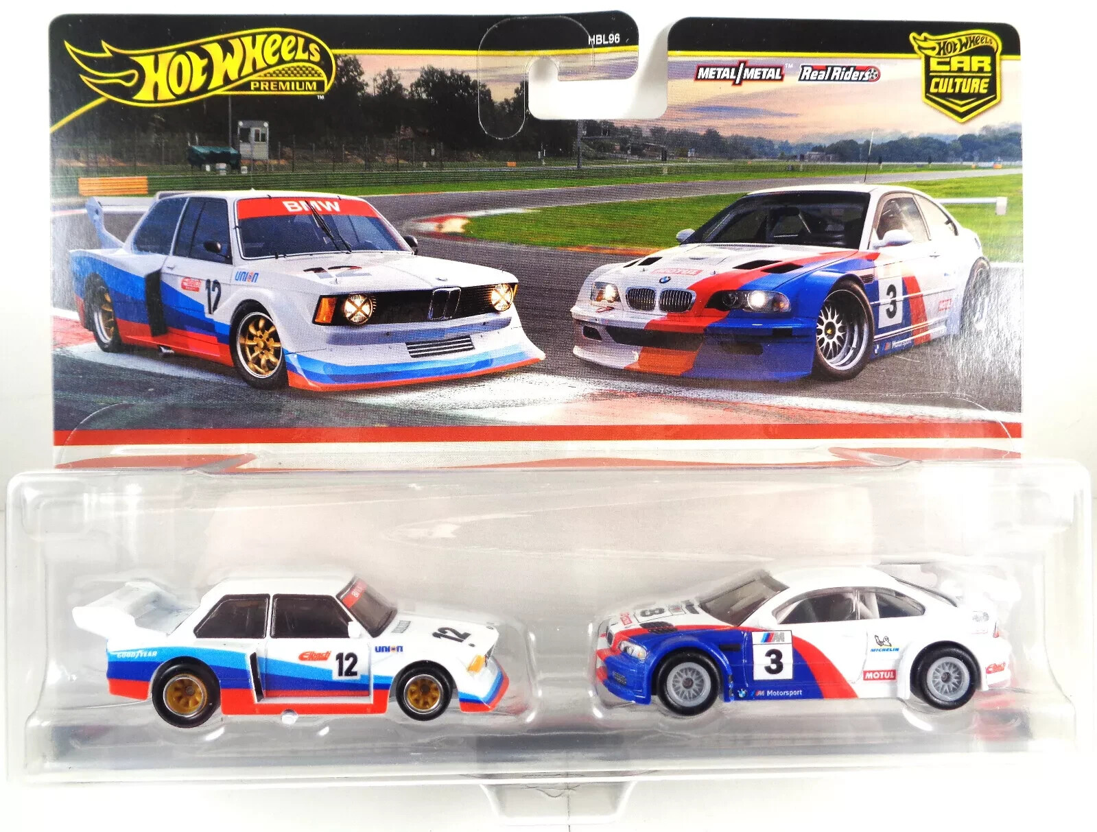 PSL Hot Wheels Premium Car Culture 2 Pack BMW 320 Group 5 & 2001 BMW M3 GTR