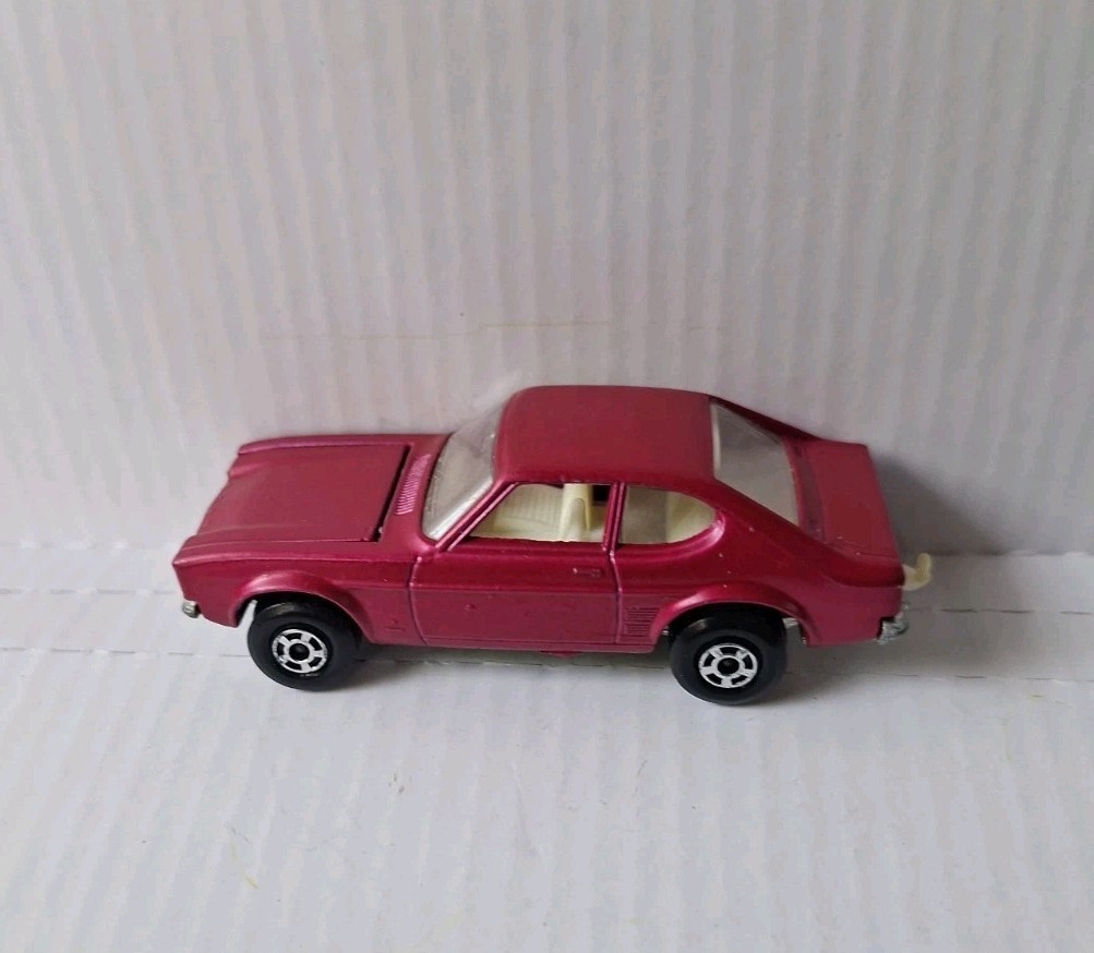 Matchbox Lesney Superfast MB54 Pink Magenta Ford Capri – 1970’s 1/64 Diecast