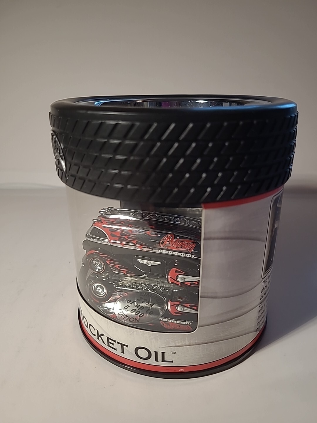 Hot Wheels Rocket Oil Tanker 2004 Petersen Automotive Museum Oil Can Black1/5000