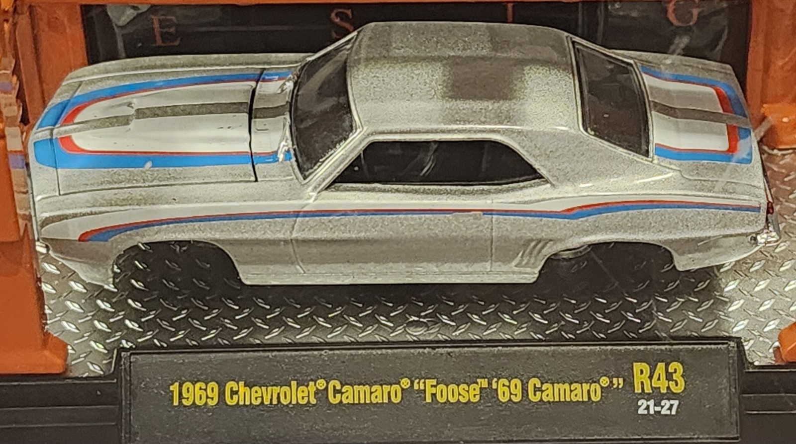 M2 Machines 1969 Chevrolet Camaro Foose 69 Camaro R43 Silver Model Kit 1/64 New