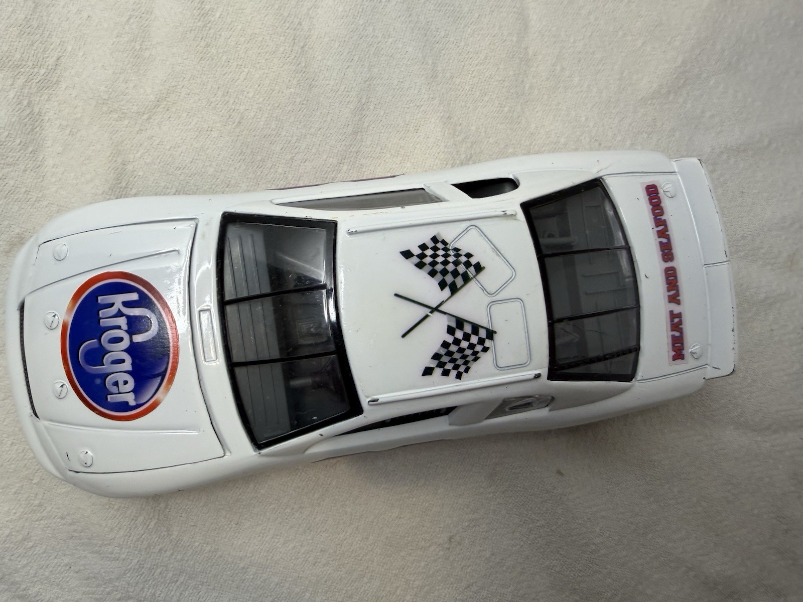 Vintage Golden Wheel 1/24 Scale Kroger #80 Stock Race Car Meat And Seafood Promo