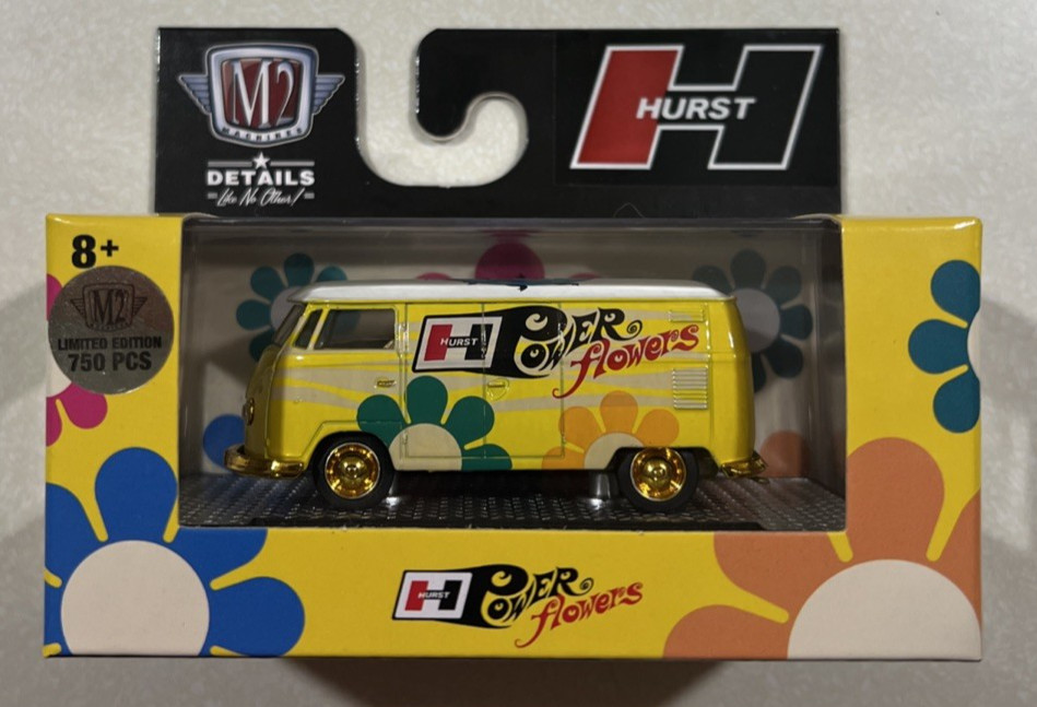 2022 M2 Machines 1960 VW Delivery Van Hurst Power Flowers CHASE 1/750