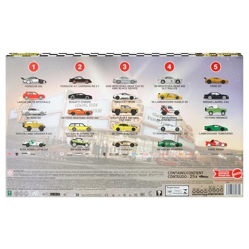 Hot Wheels Boulevard 25 Car Factory Set Premium Die Cast 1/64 Toy Cars JP