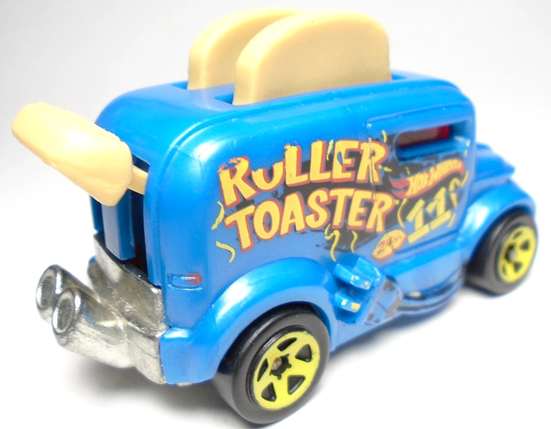 2016 HOT WHEELS LEGENDS OF SPEED ROLLER TOASTER 11 BLUE 1:64 DIECAST 2 1/2″ CAR
