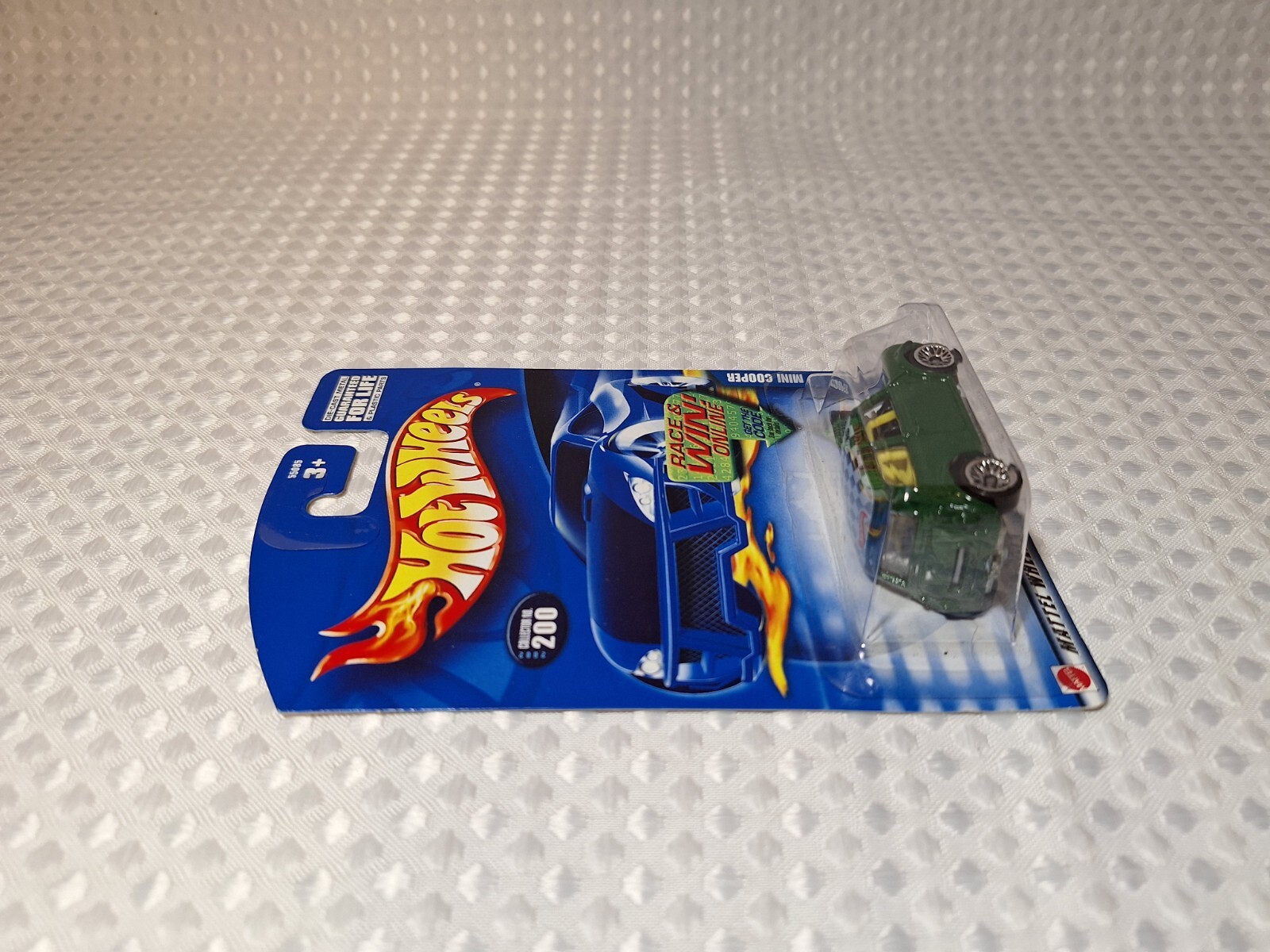 2002 Hot Wheels #200 Mini Cooper Green Removable Car Top New Sealed