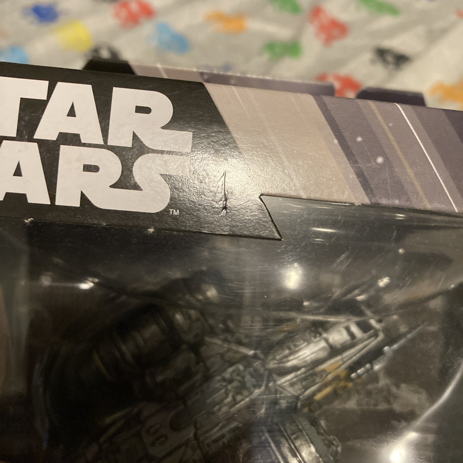 Hot Wheels Star Wars Starships Select Razor Crest Battle Damage Variant 04 CHASE