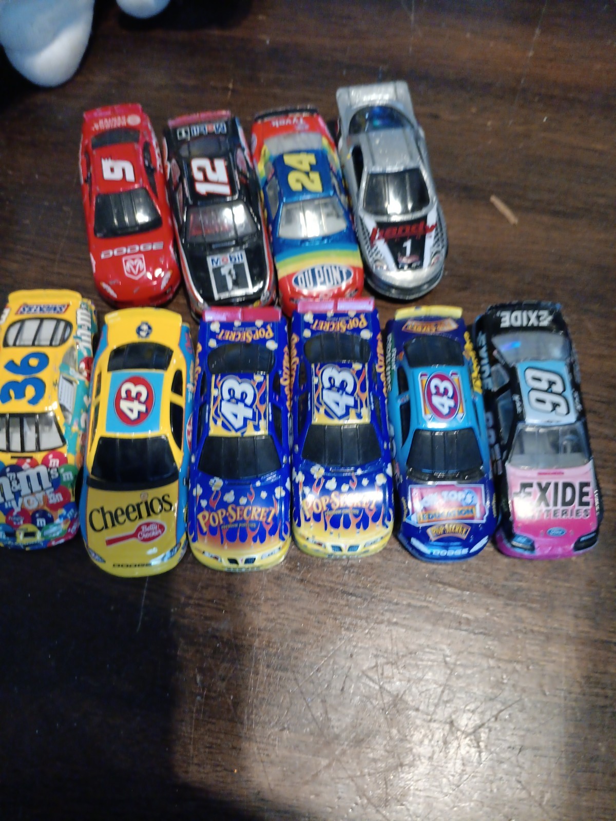 10 NASCAR Action Diecast 1/64 Cars Loose Lot Various Years