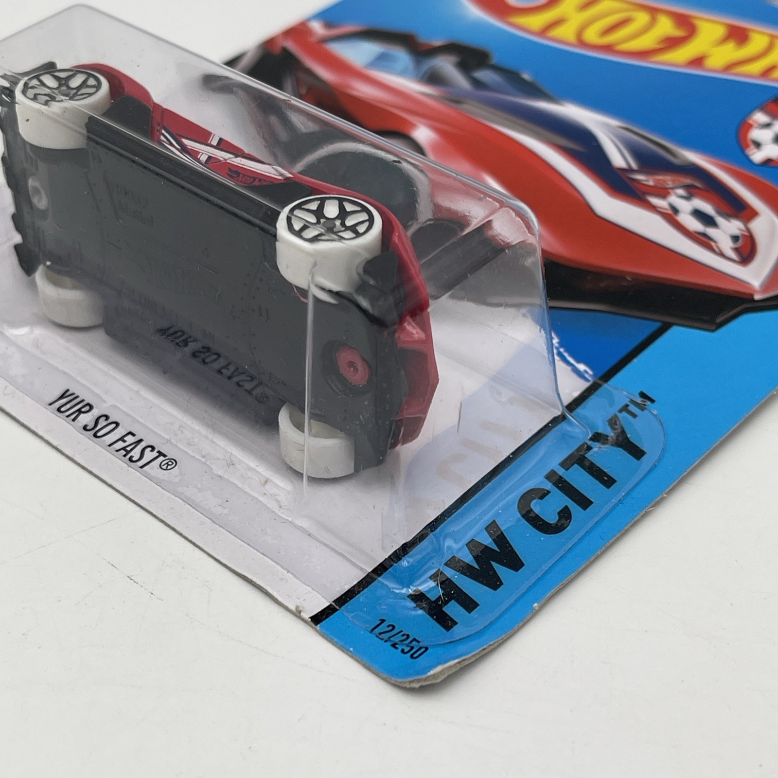 2014 Hot Wheels HW City Yur So Fast #12 Red Version HW Goal New