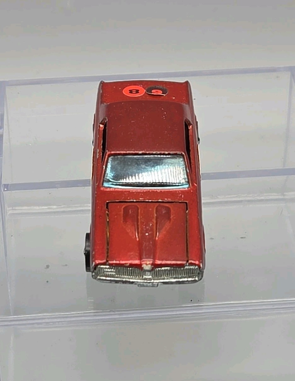 Hot Wheels Redline 1967 Orange Mercury Custom Cougar Brown Int Hong Kong
